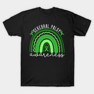 Cerebral Palsy Awareness Cerebral Palsy Rainbow T-Shirt